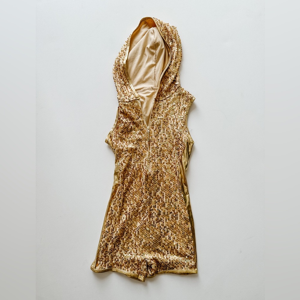 Kids Gold Sequin Costume